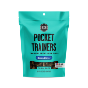 Pocket Trainers Dog Treats by Bixbi - Bacon Flavor