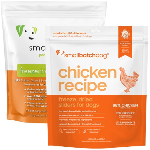 Freeze Dried Chicken Dog Food by Smallbatch