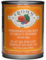 Shredded Chicken in Gravy Wet Dog Food - Fromm