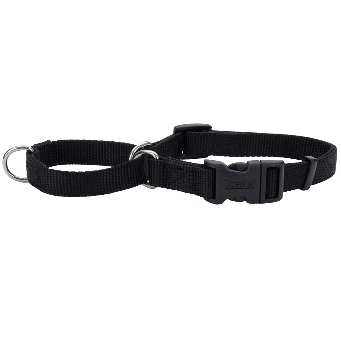 Martingale Adjustable Dog Collar - Black