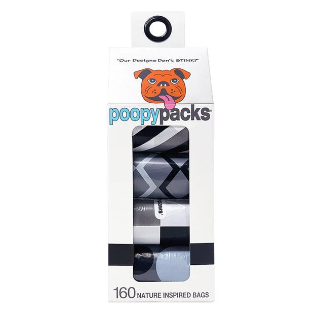 Metro Paws Dog Poopy Packs Multi, 8 rolls