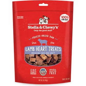Lamb Hearts Dog Treats - Freeze-Dried