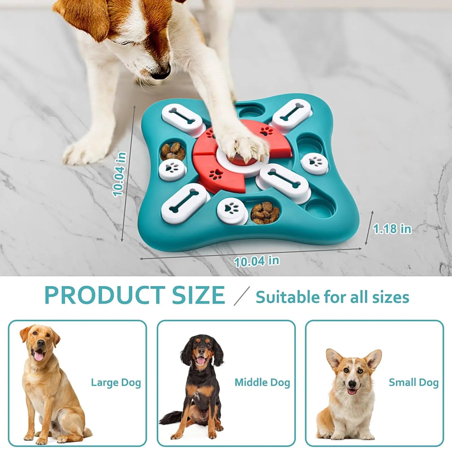 Treat-Dispensing Dog Game – Mental Stimulation & Fun!