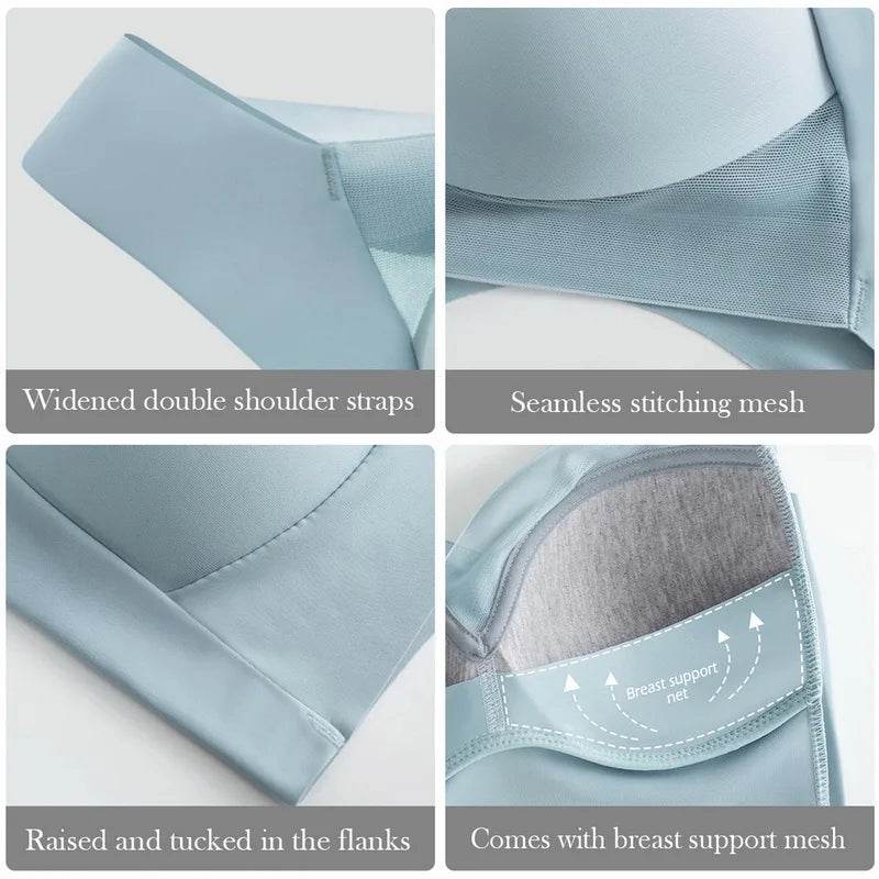 Seamless Shockproof Sports Bra for Women Yoga & Fitness Bralette