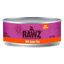 Rabbit Pate Canned Cat Food by Rawz 5.5oz