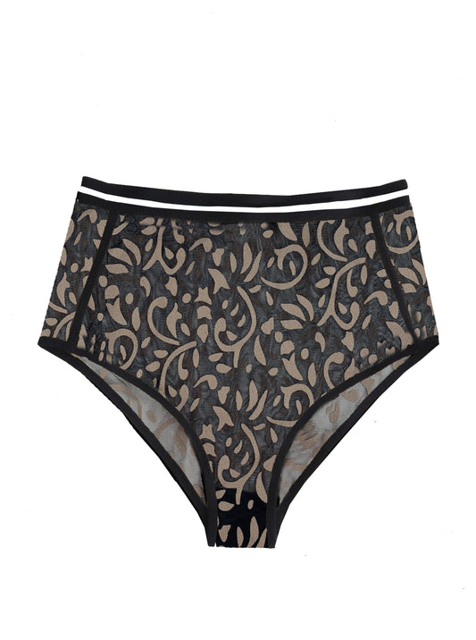 Celeste High Rise Mesh Underwear