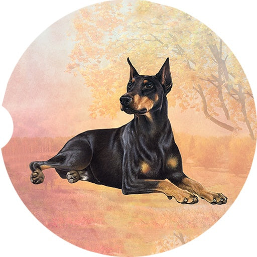 Doberman Car Coaster