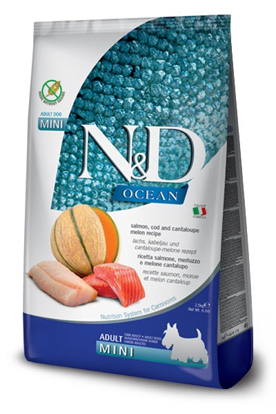 Salmon, Cod & Cantaloupe Melon Adult Dog Food by Farmina