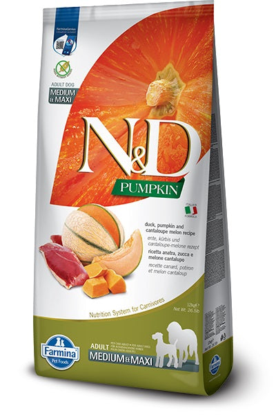 Duck & Cantaloupe Melon Adult Dog Food by Farmina