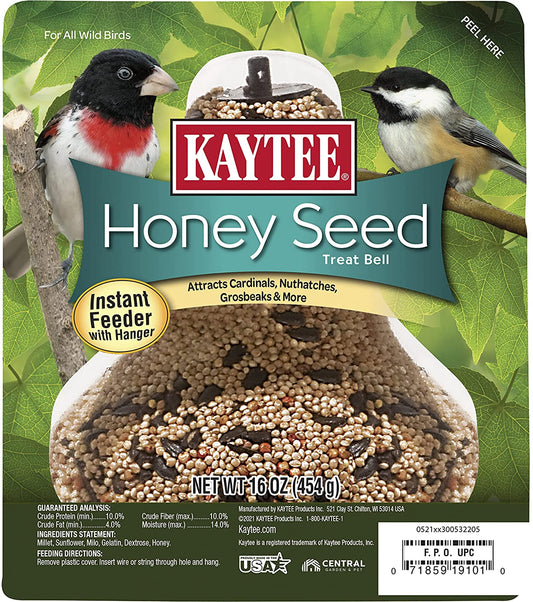 Kaytee Bird Seed Bell, 15 oz