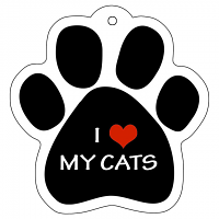 Dog & Cat Paw Keychains