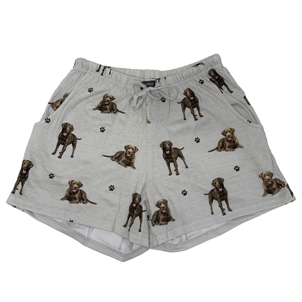 Labrador (Chocolate) Pajama Shorts