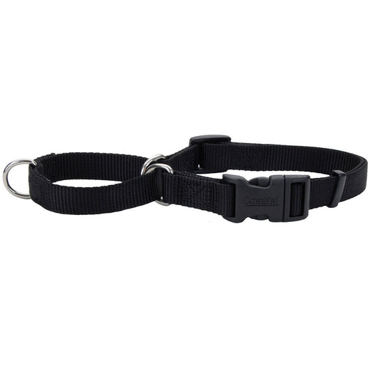 Martingale Adjustable Dog Collar - Black