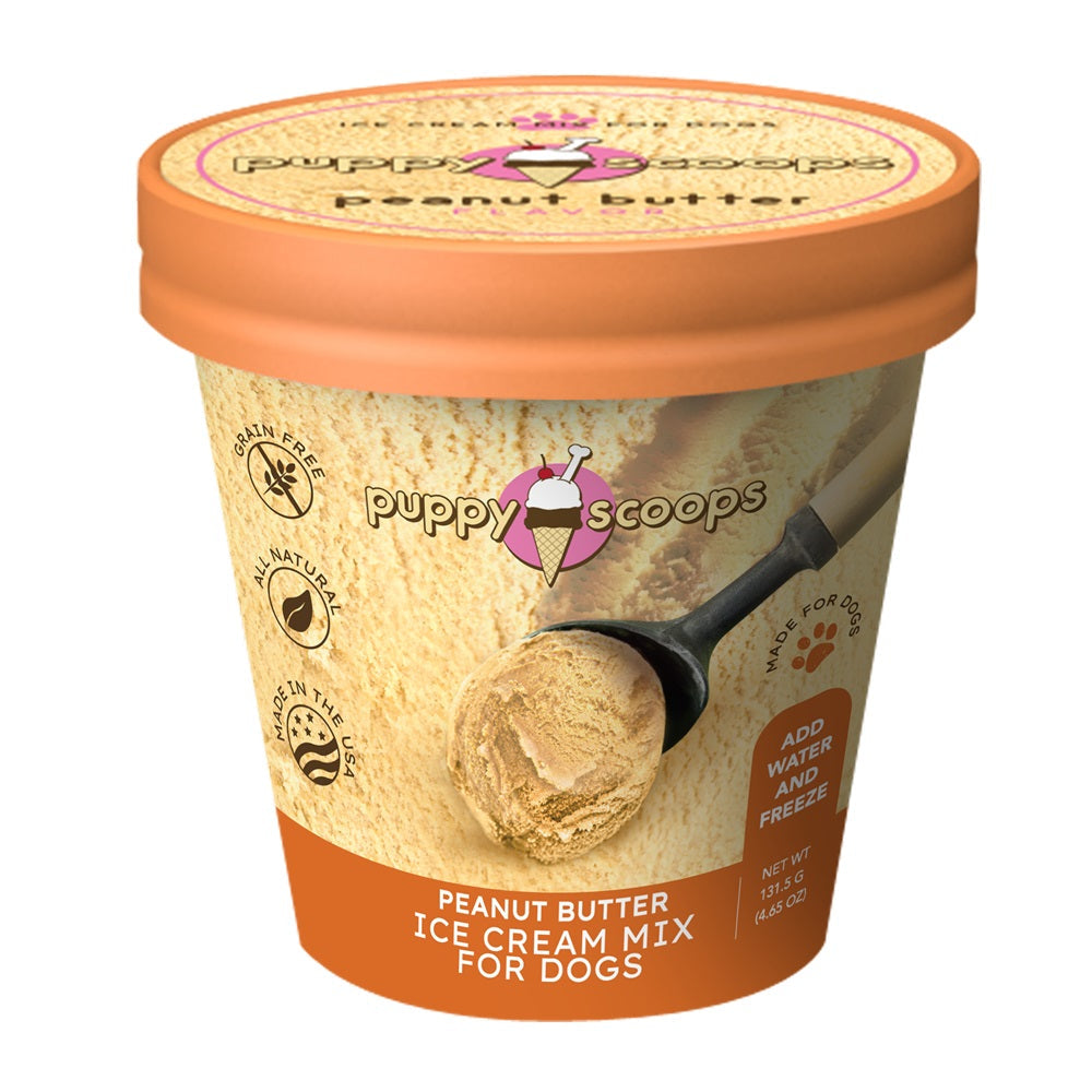 Ice Cream Mix for Dogs 4-pack (Vanilla, Maple Bacon, Peanut Butter & Carob)