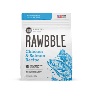 Salmon & Chicken Freeze Dried Dog Food by Bixbi