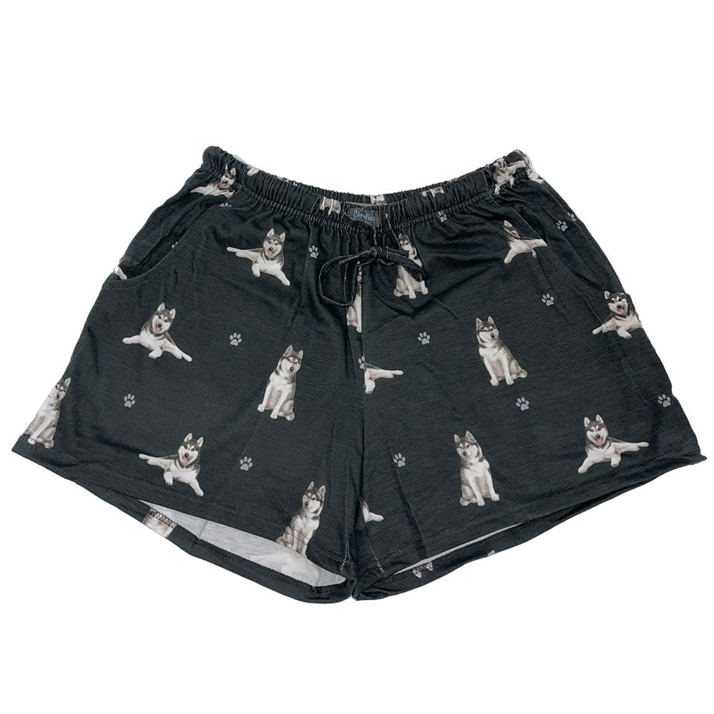 Siberian Husky Pajama Shorts - Soft!