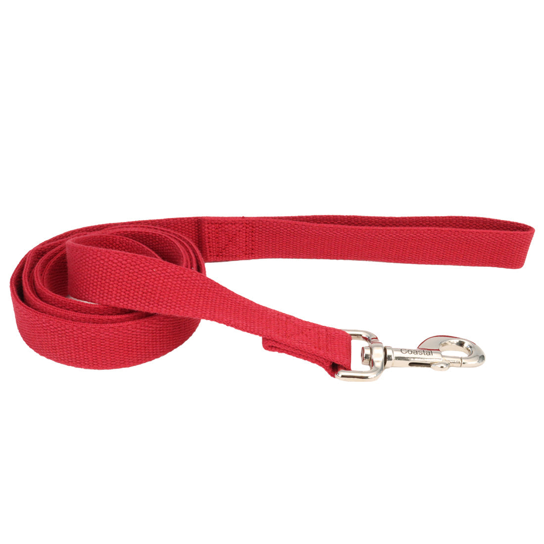New Earth Soy Dog Leash by Coastal, Cranberry