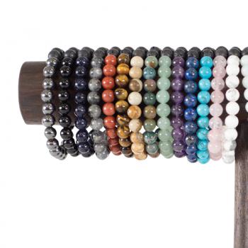 Bracelets w/ Lava Beads & Gemstones - 8MM