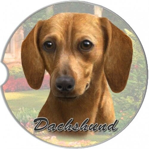 Dachshund (Red) Car Coaster
