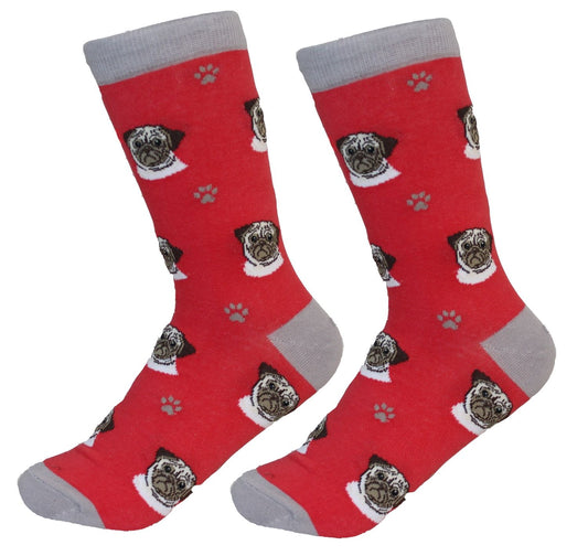 Pug (Tan) Socks - Unisex